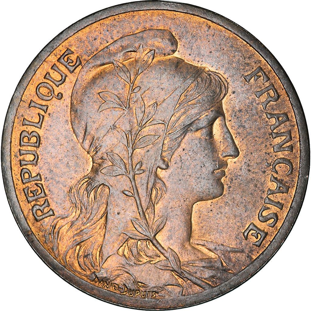 French 5 Centimes Coin | KM842 | France | 1897 - 1921