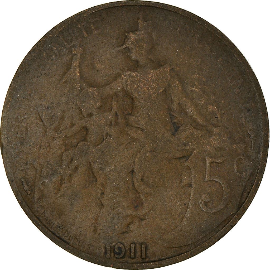 French 5 Centimes Coin | KM842 | France | 1897 - 1921