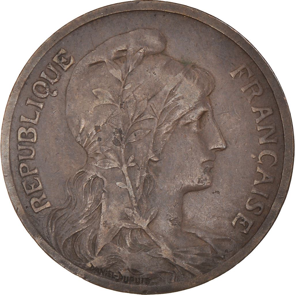 French 5 Centimes Coin | KM842 | France | 1897 - 1921