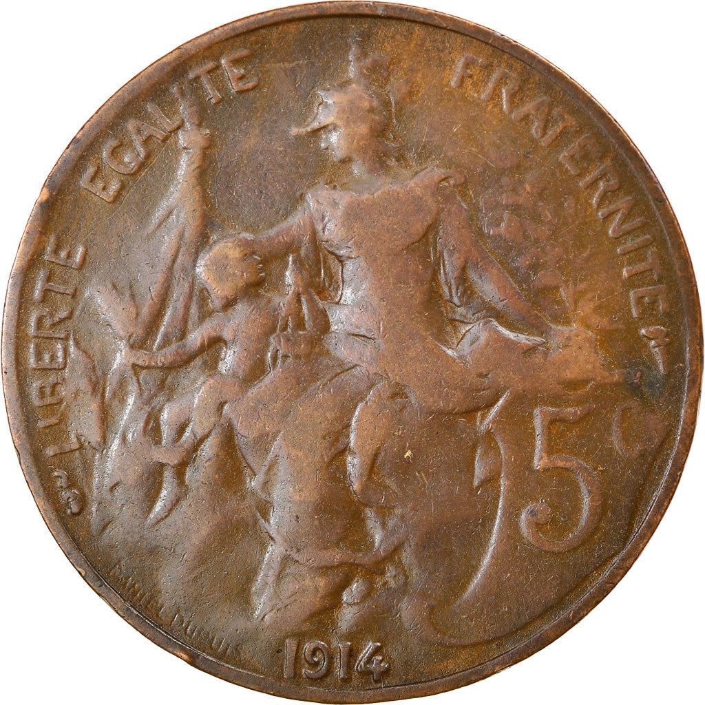 French 5 Centimes Coin | KM842 | France | 1897 - 1921