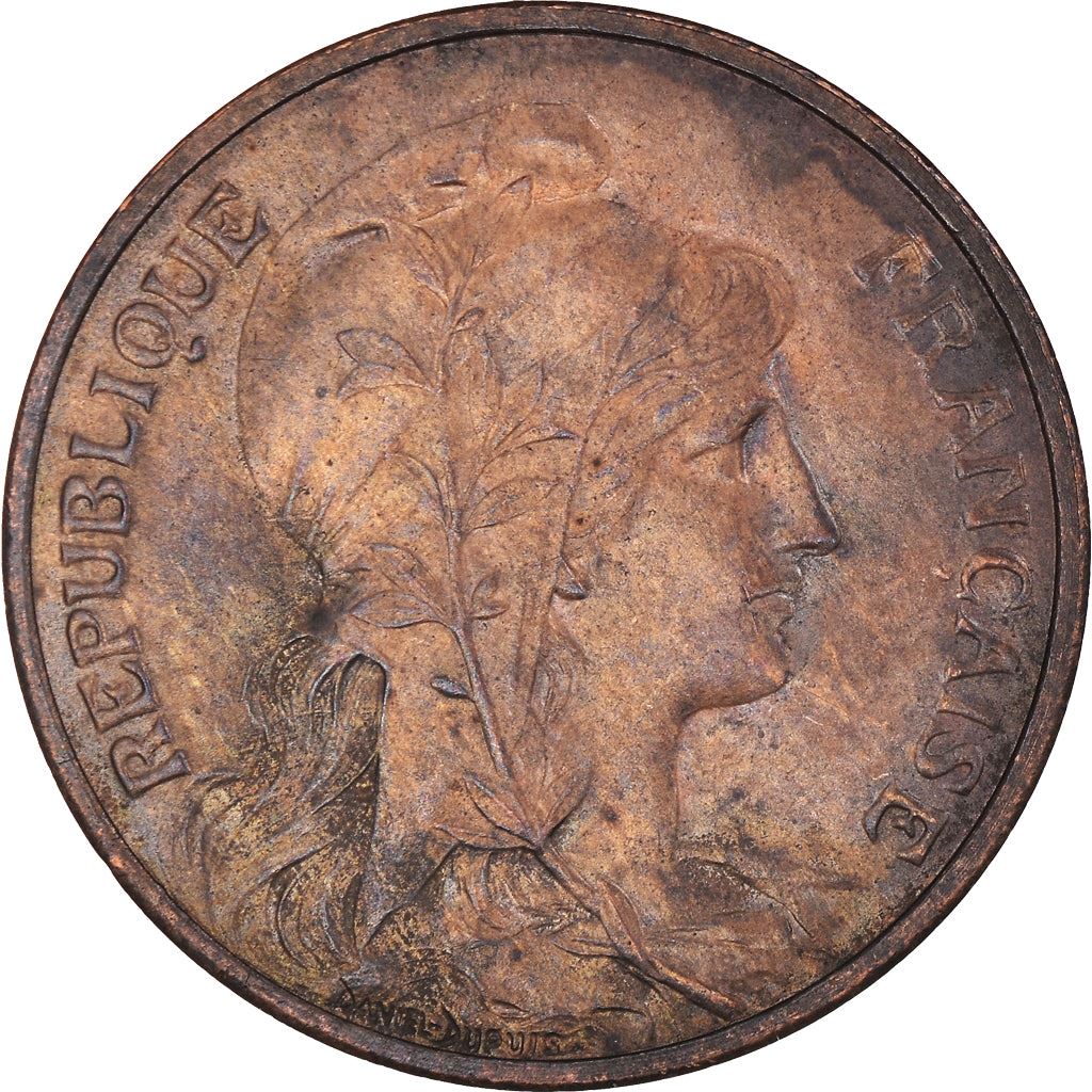 French 5 Centimes Coin | KM842 | France | 1897 - 1921