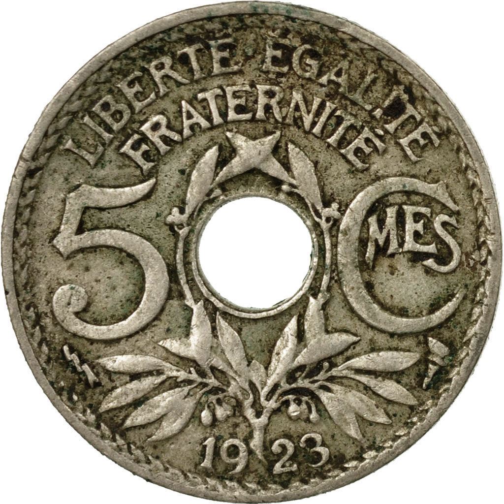 French 5 Centimes Coin | KM875 | France | 1920 - 1938