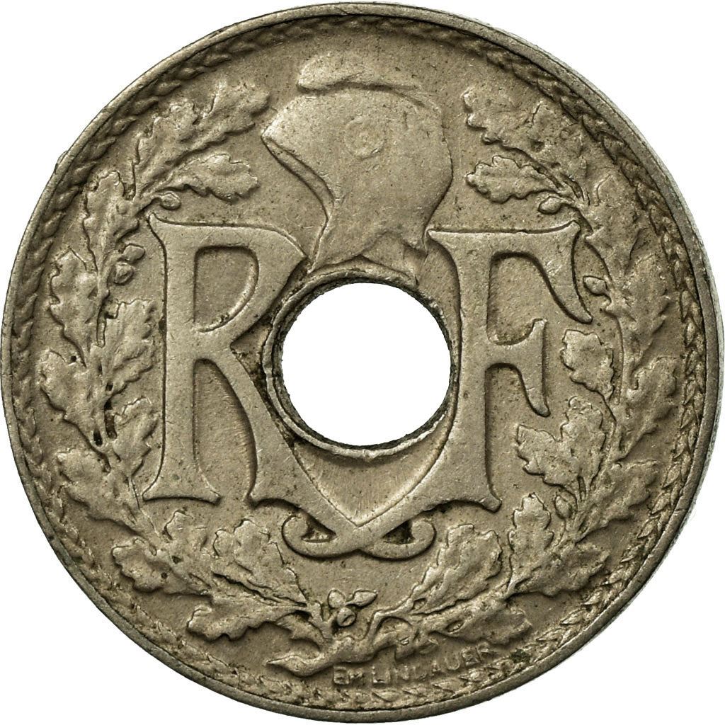 French 5 Centimes Coin | KM875 | France | 1920 - 1938