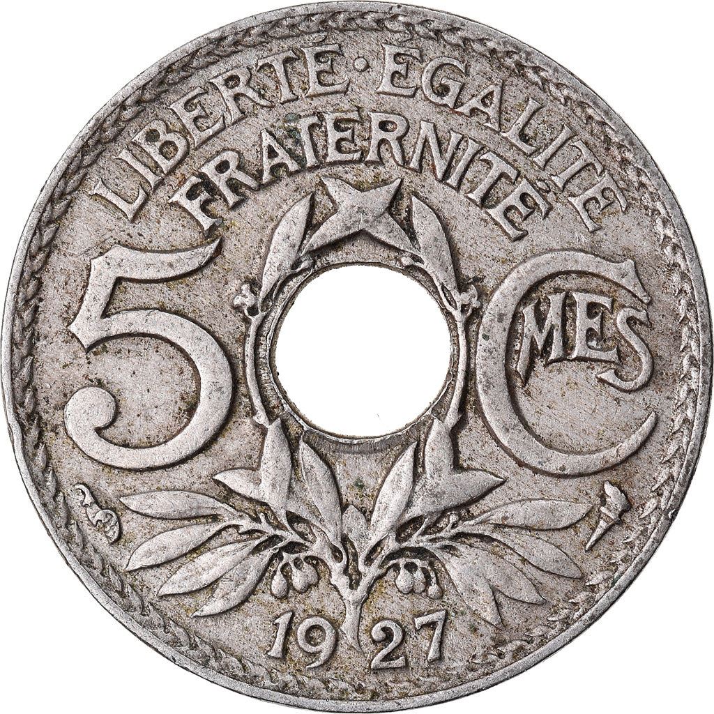 French 5 Centimes Coin | KM875 | France | 1920 - 1938