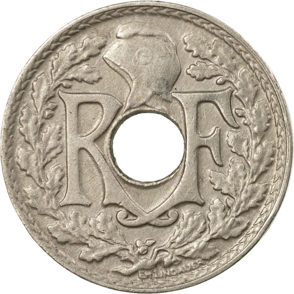 French 5 Centimes Coin | KM875 | France | 1920 - 1938