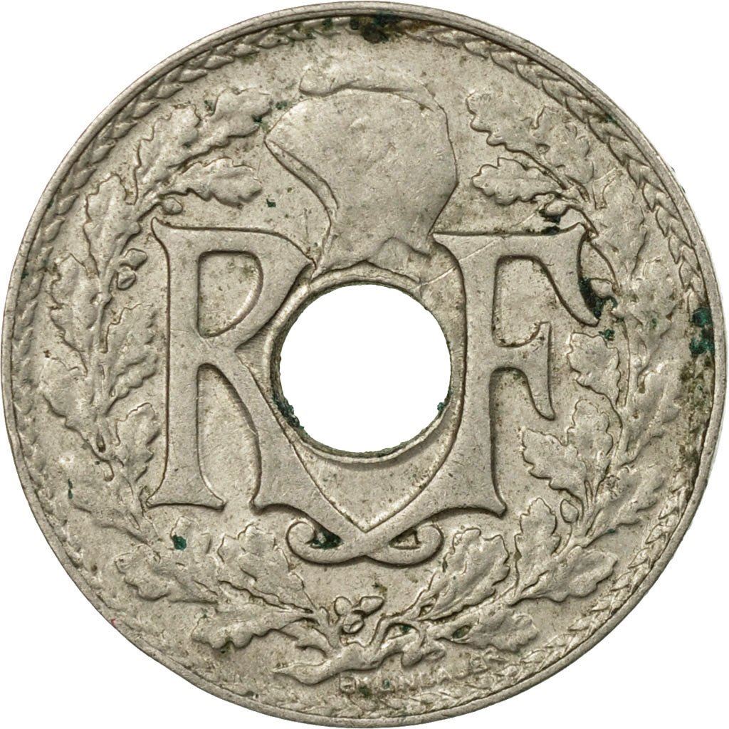 French 5 Centimes Coin | KM875 | France | 1920 - 1938