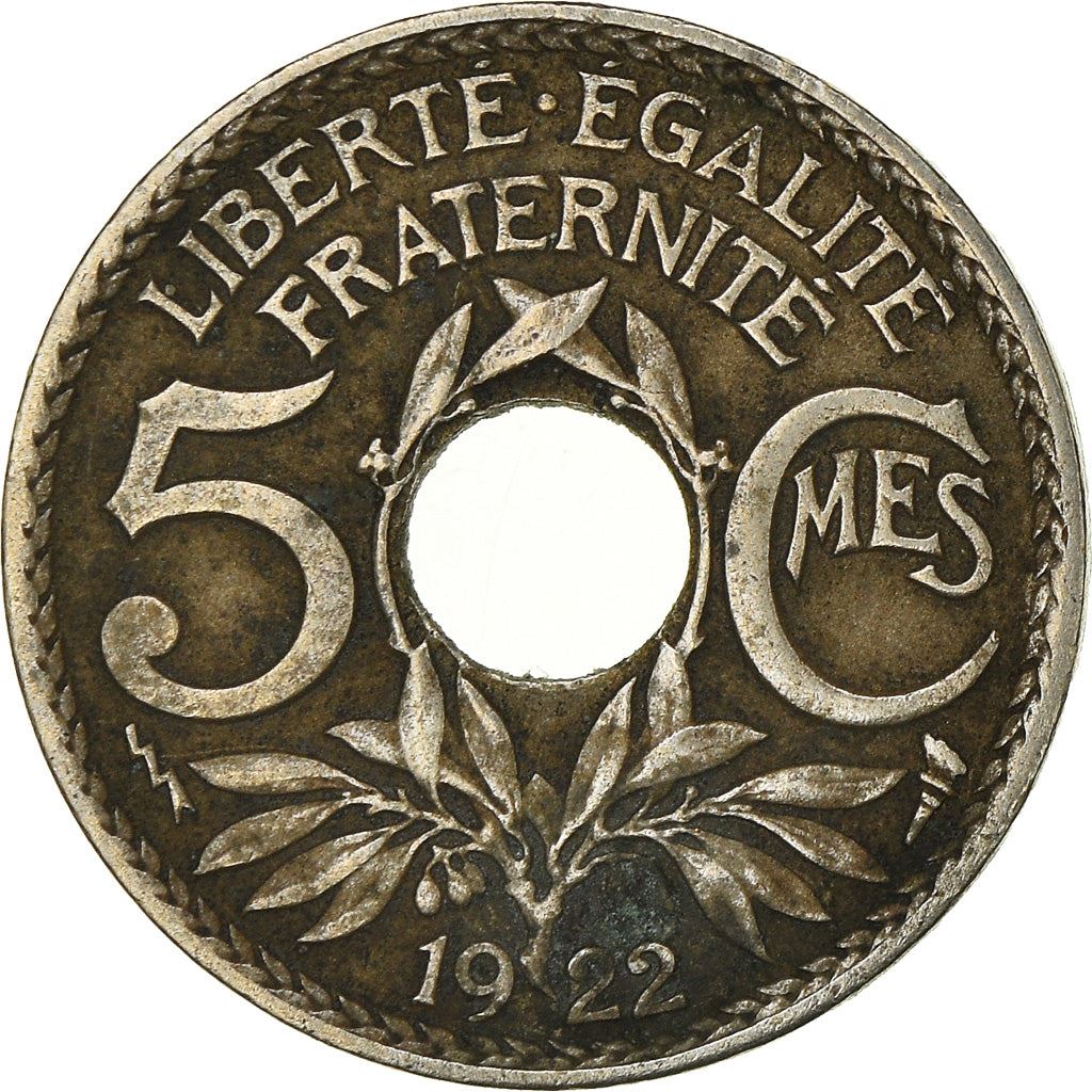 French 5 Centimes Coin | KM875 | France | 1920 - 1938