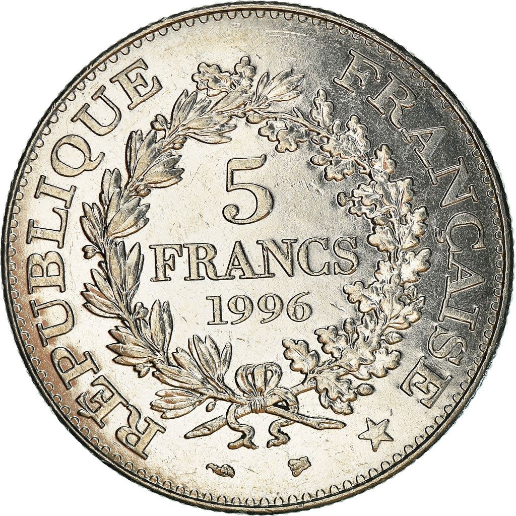 French 5 Francs Coin | Hercule de Dupre | KM1155 | France | 1996