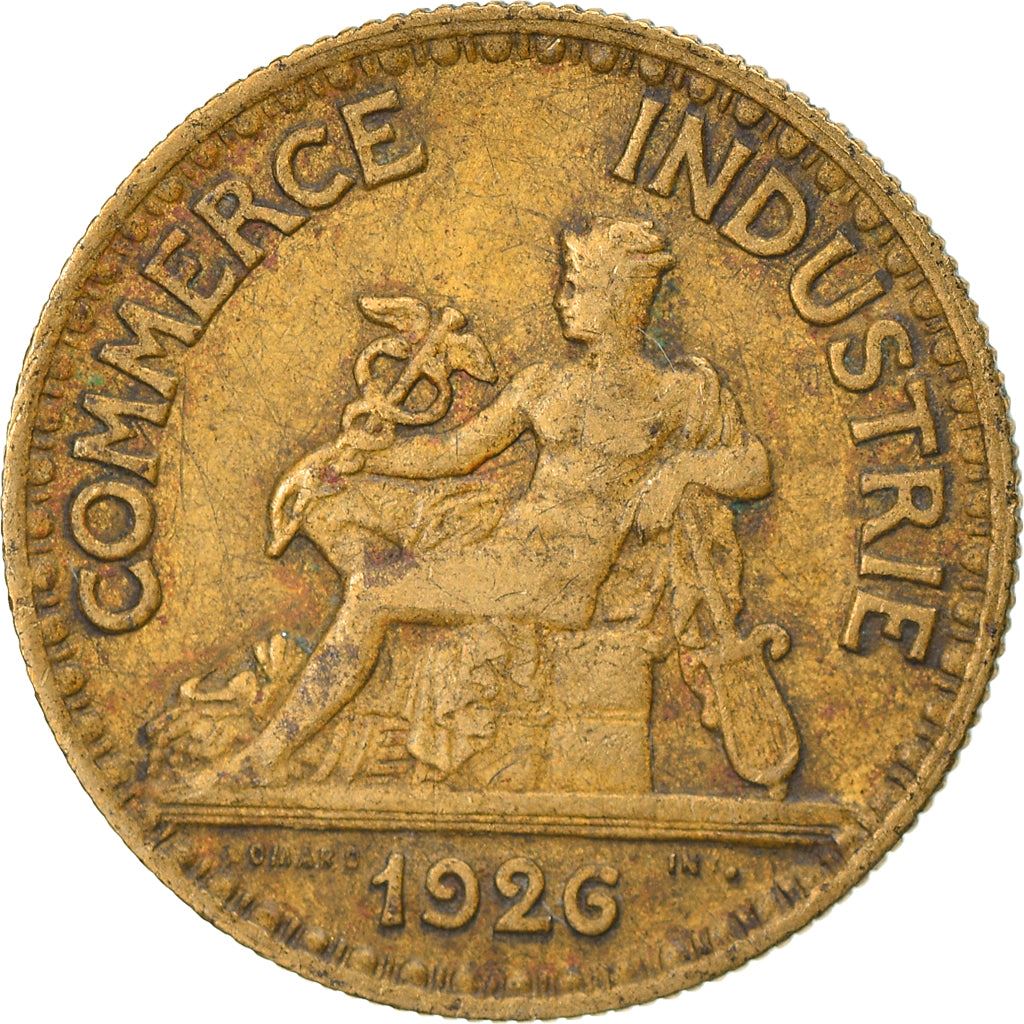 French 50 Centimes Coin | Chambers of Commerce | KM884 | France | 1920 - 1929