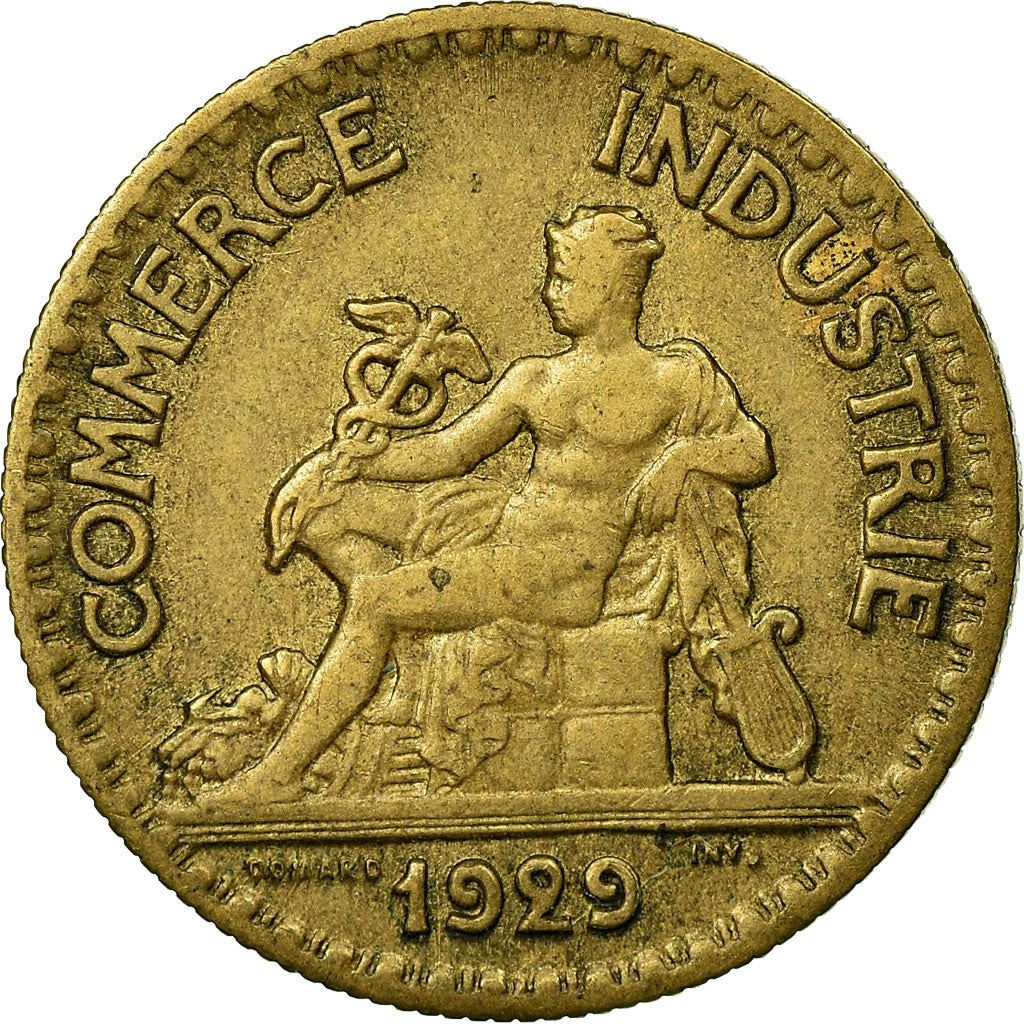 French 50 Centimes Coin | Chambers of Commerce | KM884 | France | 1920 - 1929