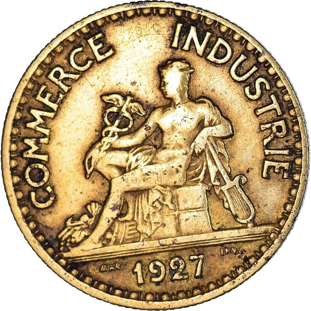 French 50 Centimes Coin | Chambers of Commerce | KM884 | France | 1920 - 1929