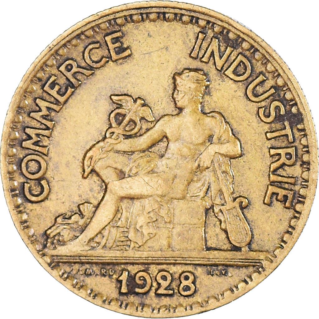 French 50 Centimes Coin | Chambers of Commerce | KM884 | France | 1920 - 1929