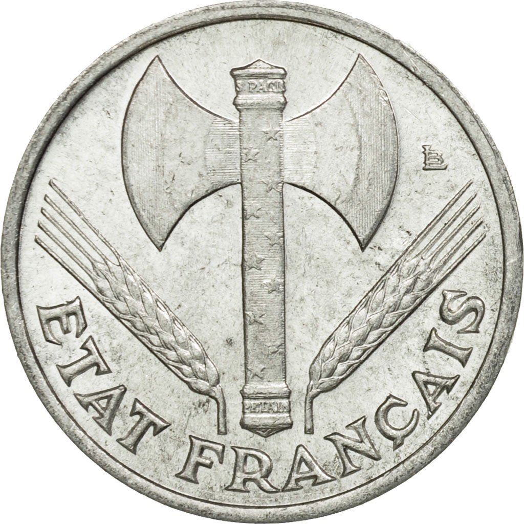 French 50 Centimes Coin | KM914.1 | France | 1942 - 1943