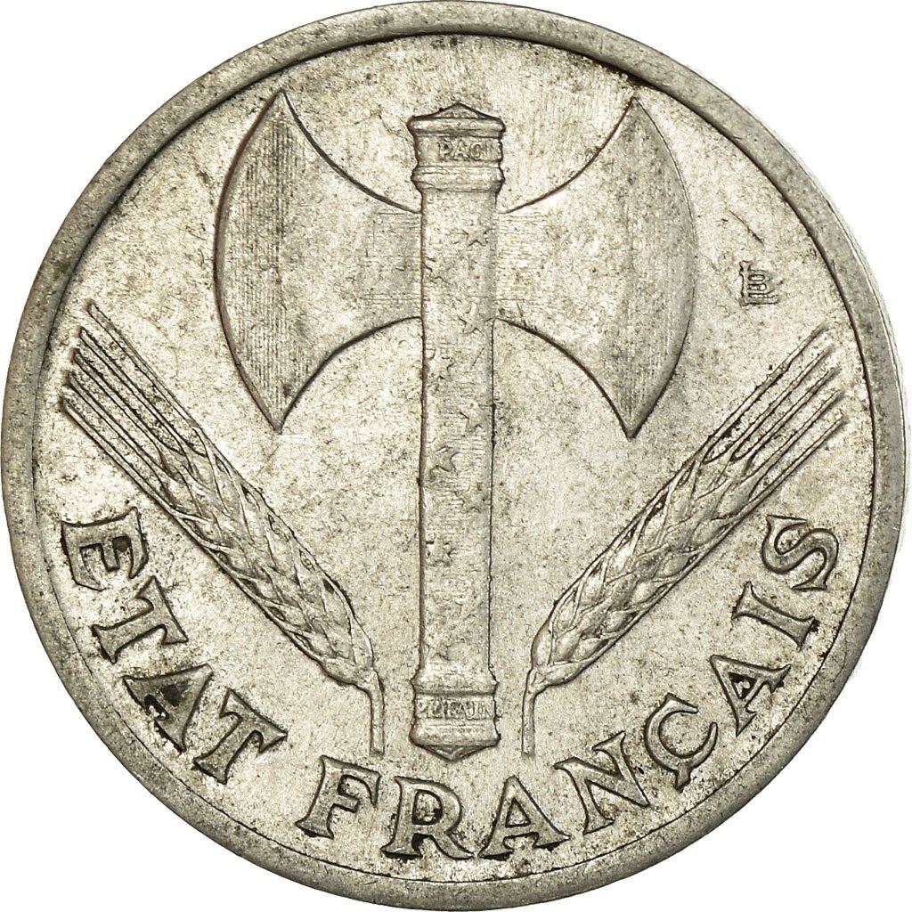 French 50 Centimes Coin | KM914.1 | France | 1942 - 1943