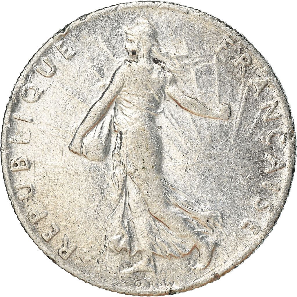 French 50 Centimes Coin | Silver | KM854 | France | 1897 - 1920