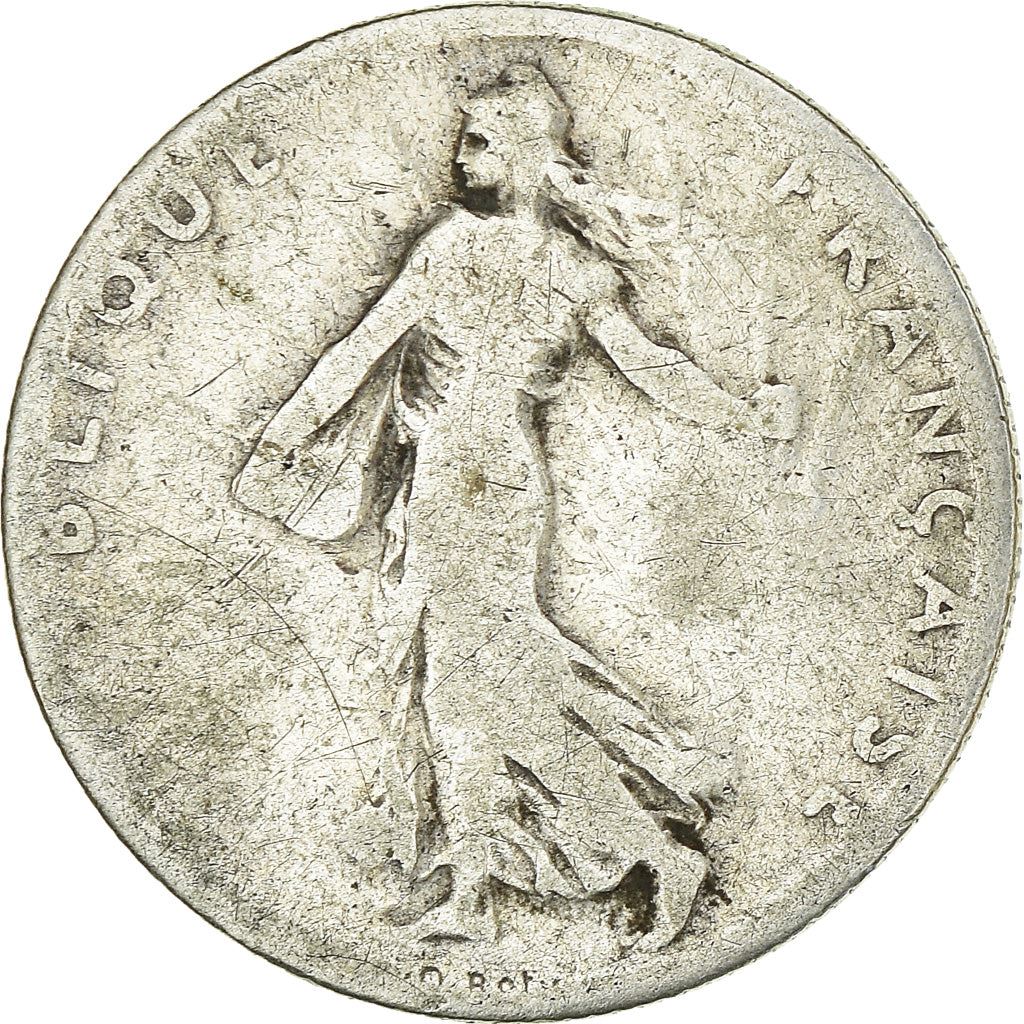 French 50 Centimes Coin | Silver | KM854 | France | 1897 - 1920