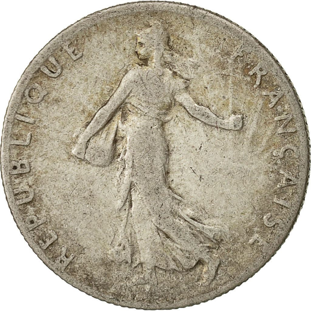 French 50 Centimes Coin | Silver | KM854 | France | 1897 - 1920