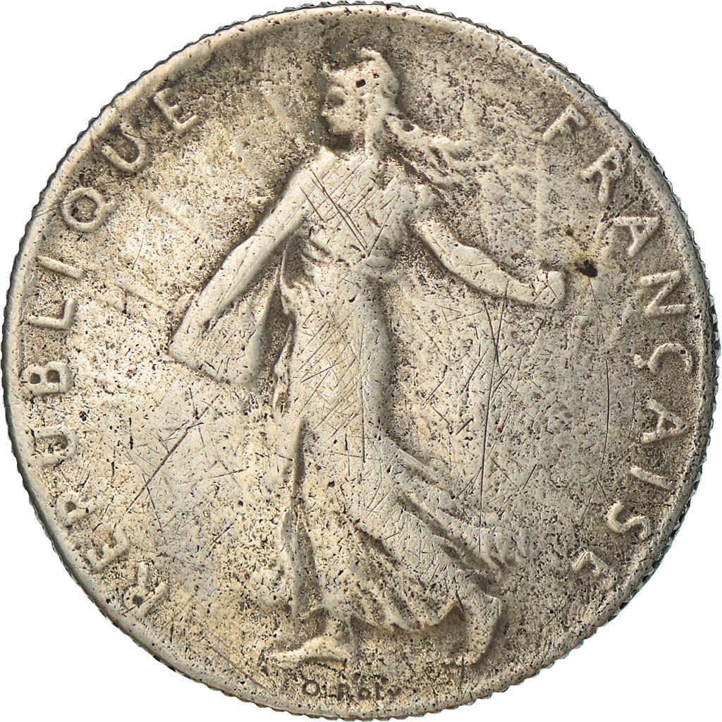 French 50 Centimes Coin | Silver | KM854 | France | 1897 - 1920