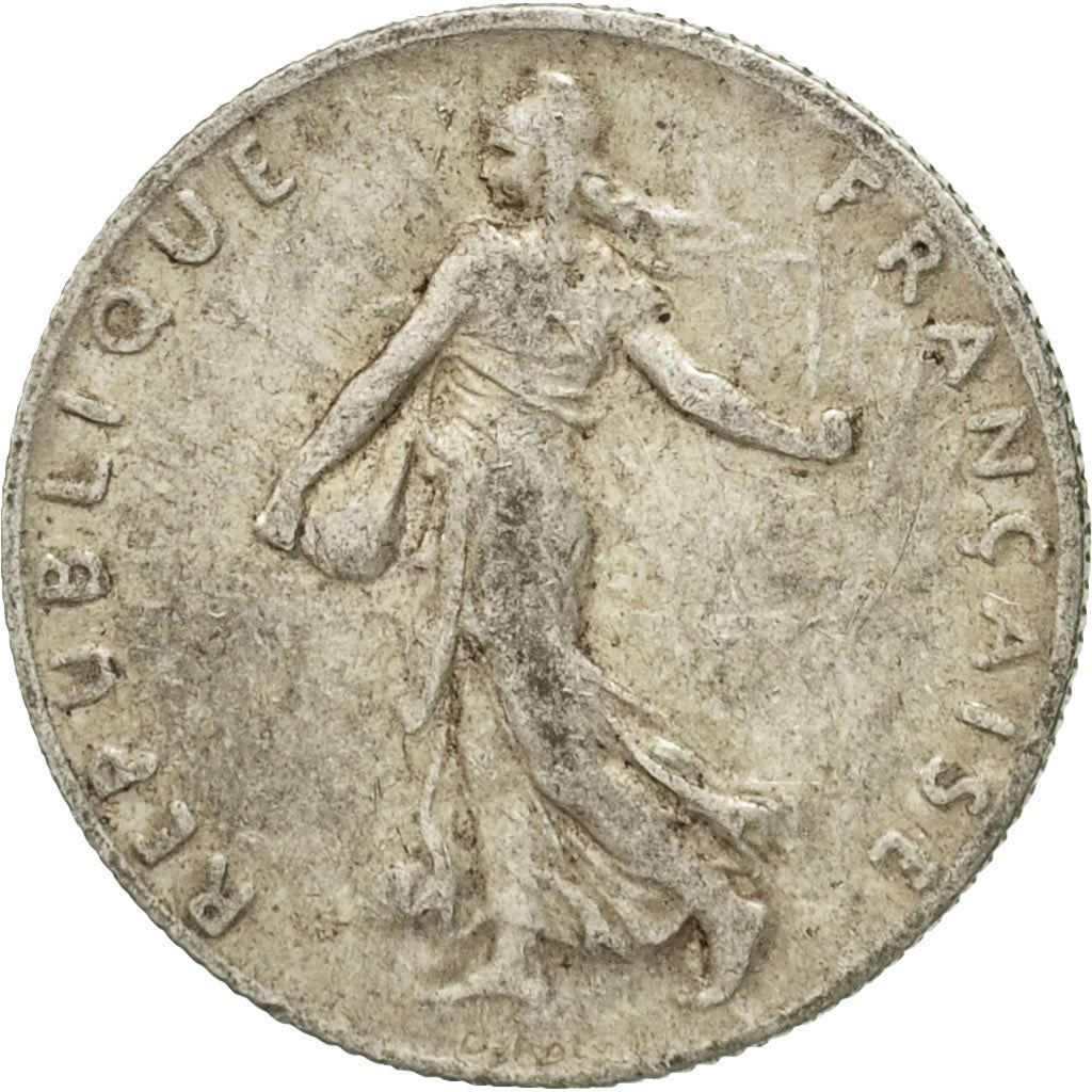 French 50 Centimes Coin | Silver | KM854 | France | 1897 - 1920