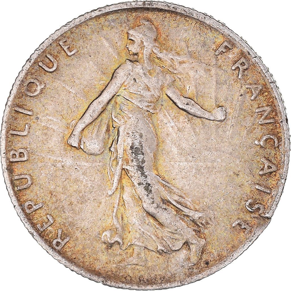 French 50 Centimes Coin | Silver | KM854 | France | 1897 - 1920