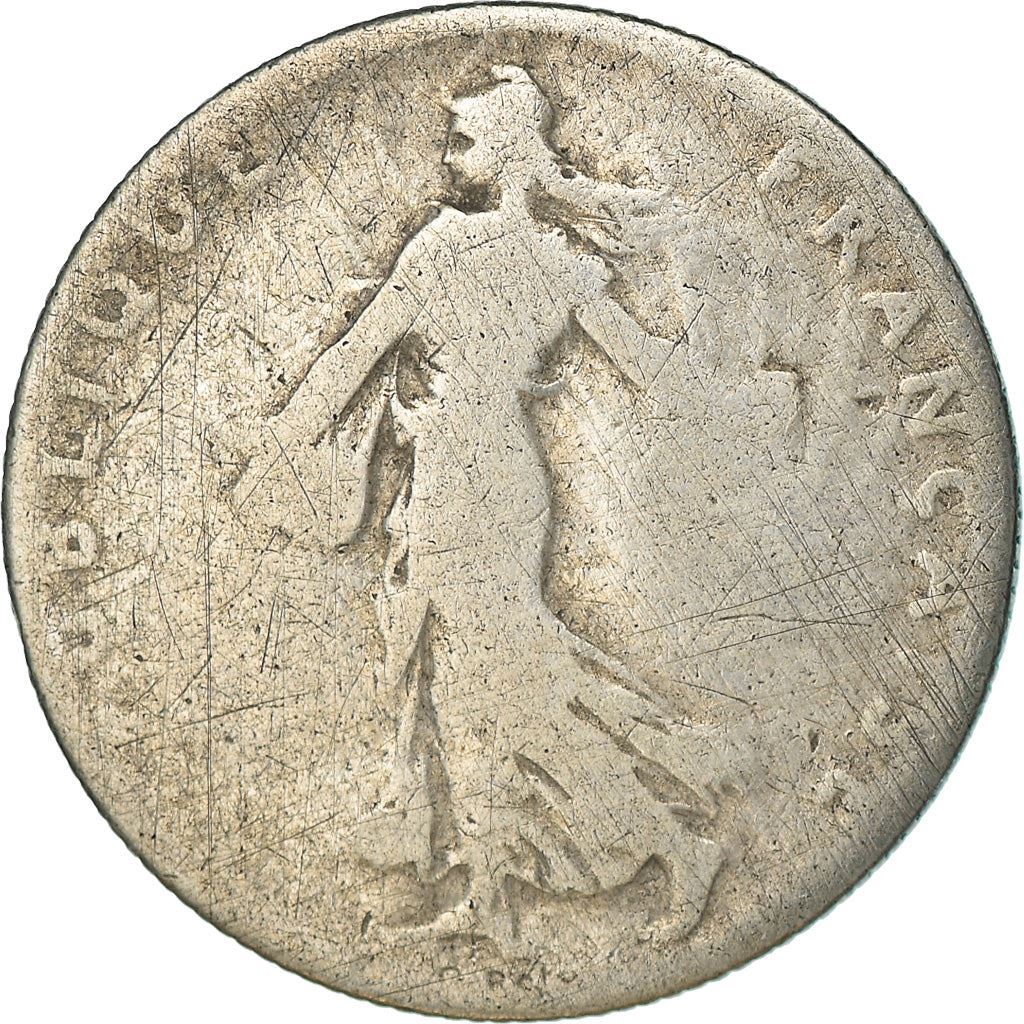 French 50 Centimes Coin | Silver | KM854 | France | 1897 - 1920