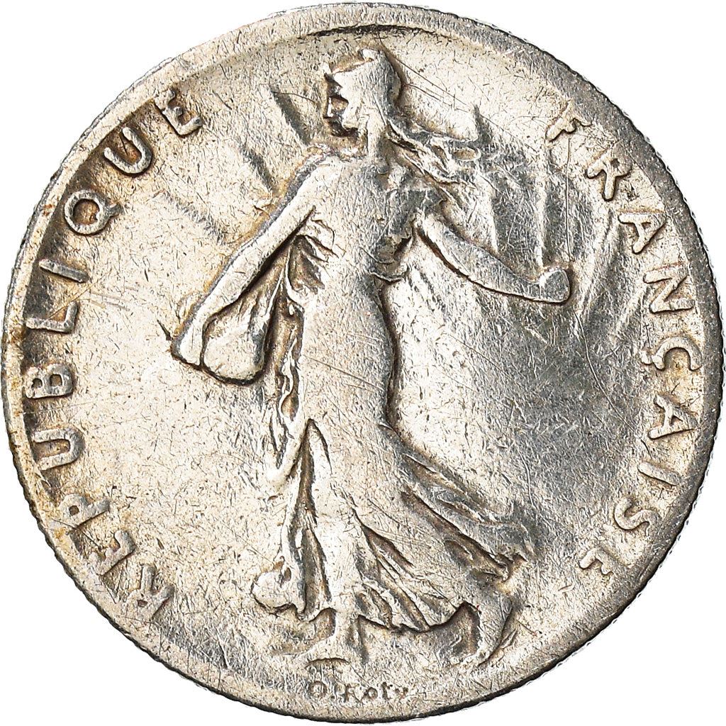 French 50 Centimes Coin | Silver | KM854 | France | 1897 - 1920