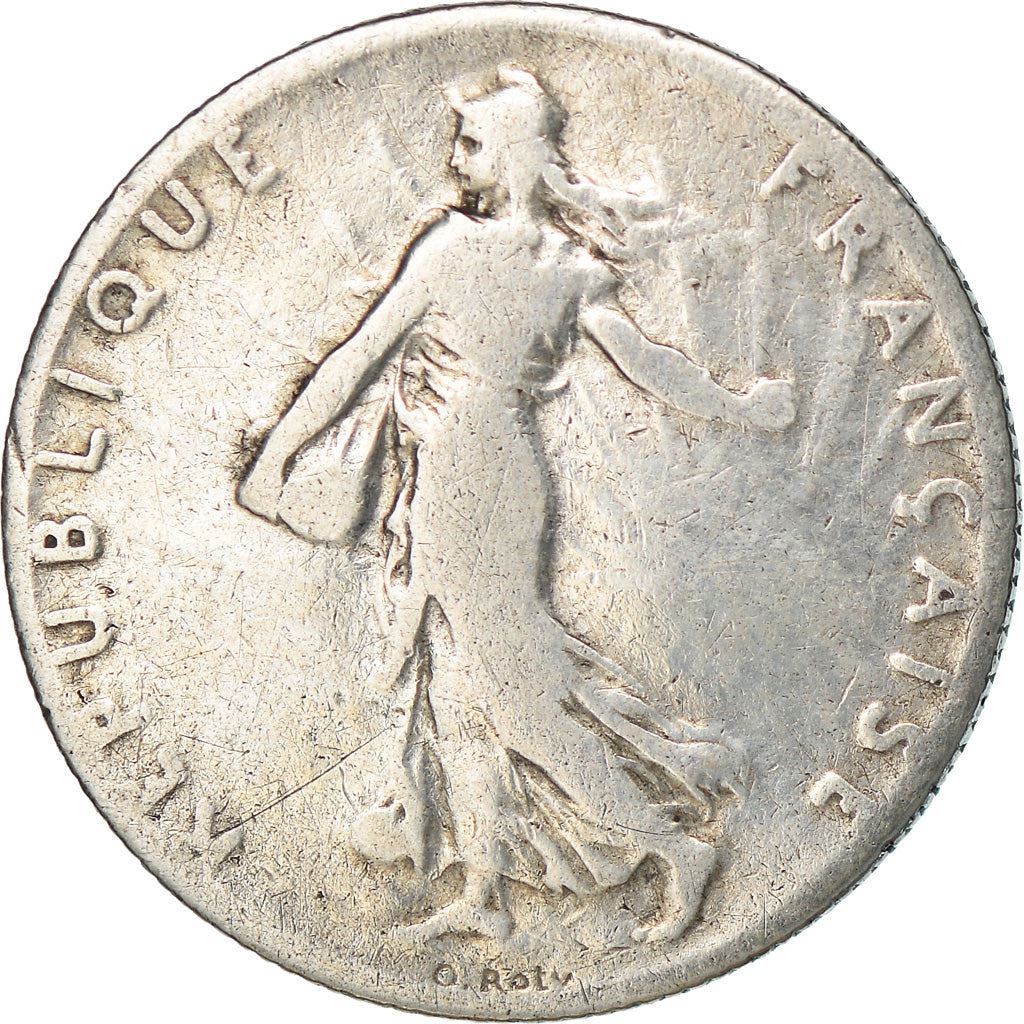 French 50 Centimes Coin | Silver | KM854 | France | 1897 - 1920