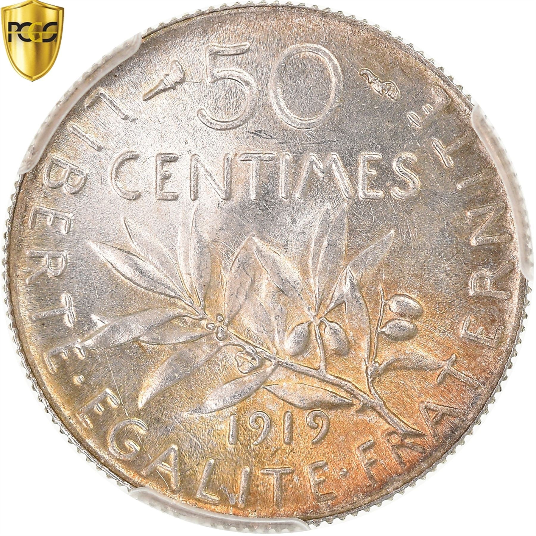 French 50 Centimes Coin | Silver | KM854 | France | 1897 - 1920