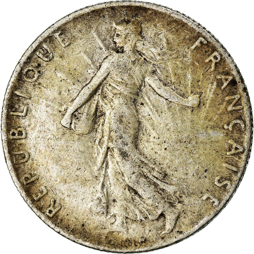 French 50 Centimes Coin | Silver | KM854 | France | 1897 - 1920