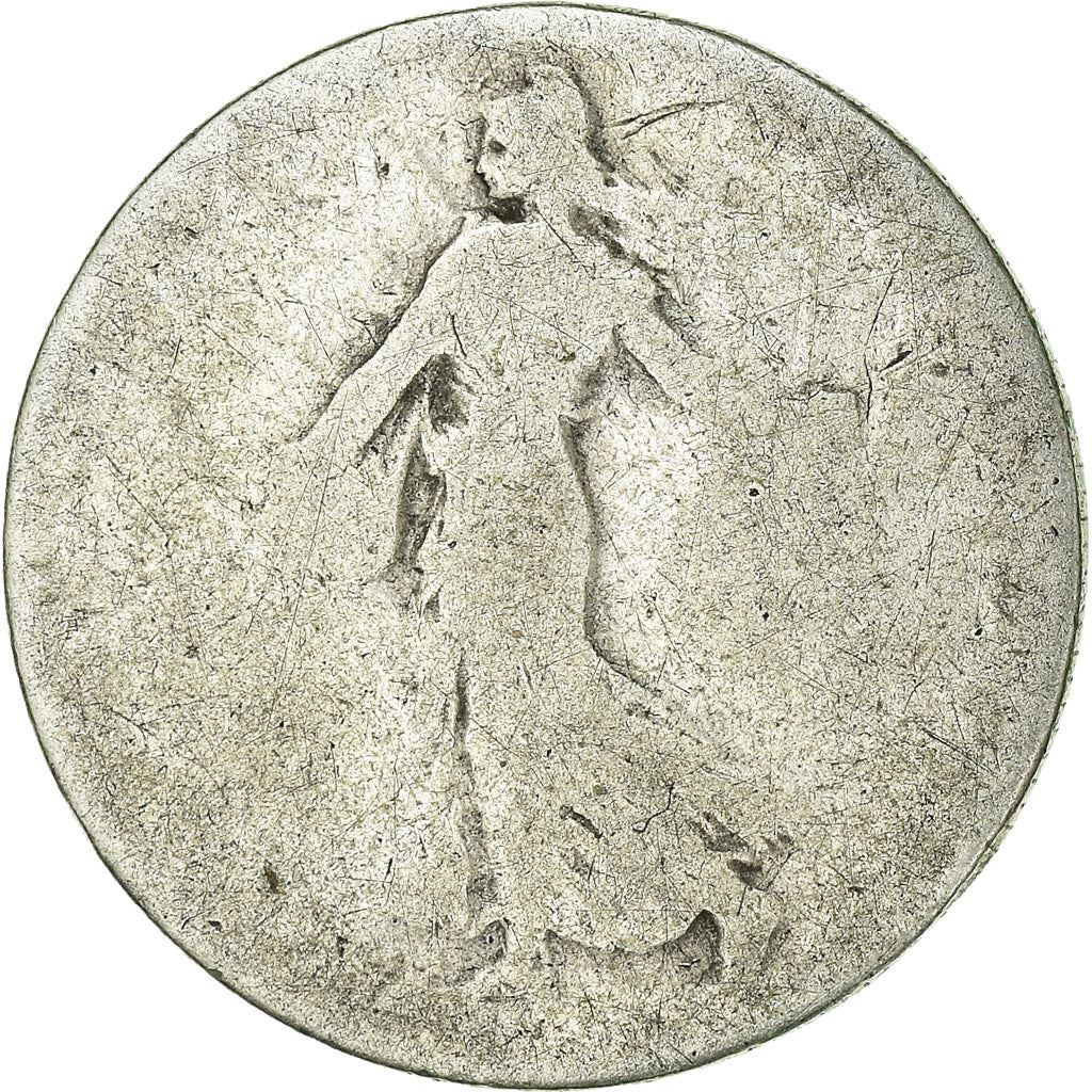 French 50 Centimes Coin | Silver | KM854 | France | 1897 - 1920