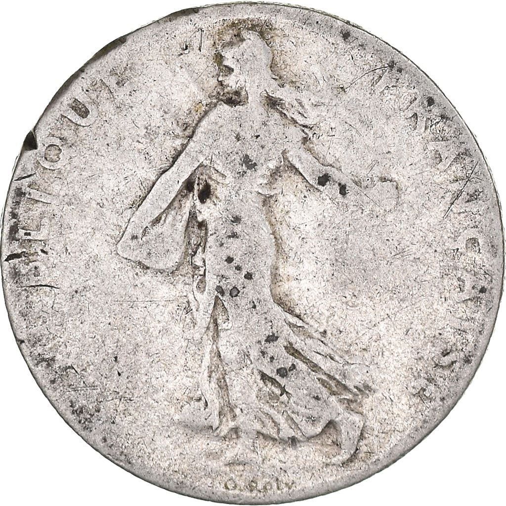 French 50 Centimes Coin | Silver | KM854 | France | 1897 - 1920