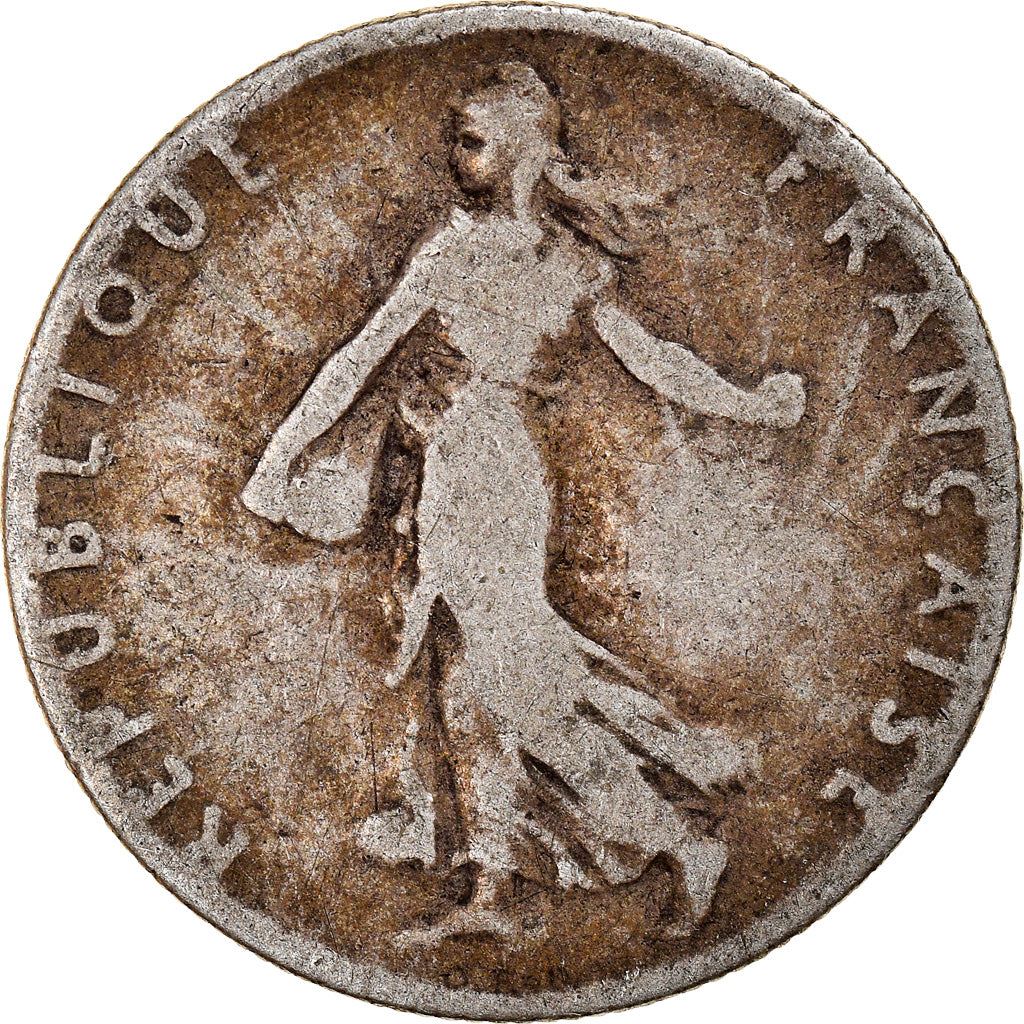 French 50 Centimes Coin | Silver | KM854 | France | 1897 - 1920