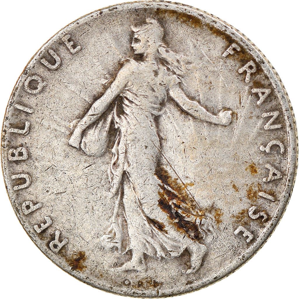 French 50 Centimes Coin | Silver | KM854 | France | 1897 - 1920