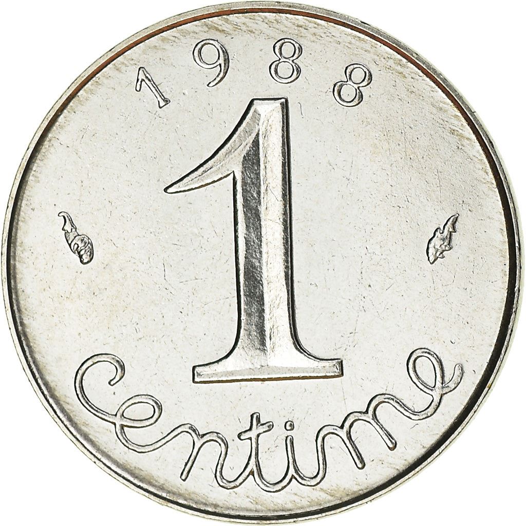 French Coin 1 Centime | KM928 | France | 1961 - 2001