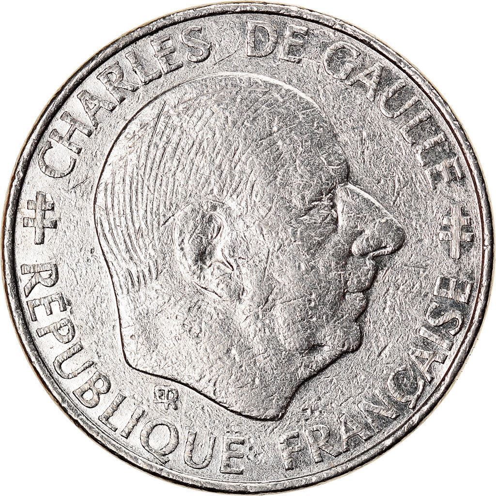 French Coin 1 Franc | Charles de Gaulle | KM963 | France | 1988