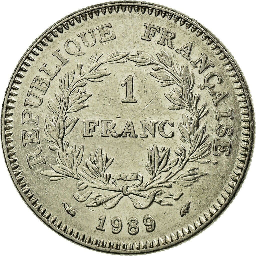 French Coin 1 Franc | Estates General | KM967 | France | 1989