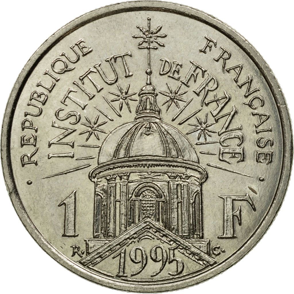 French Coin 1 Franc Institut de France | KM1133 | France | 1995