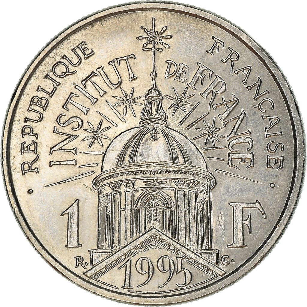 French Coin 1 Franc Institut de France | KM1133 | France | 1995