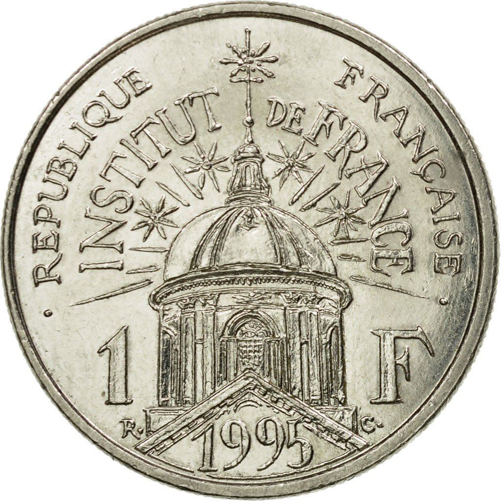 French Coin 1 Franc Institut de France | KM1133 | France | 1995