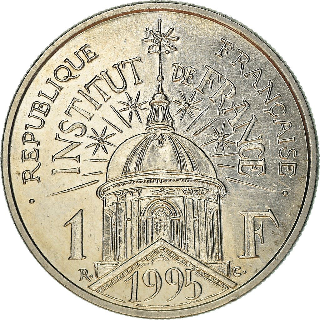 French Coin 1 Franc Institut de France | KM1133 | France | 1995