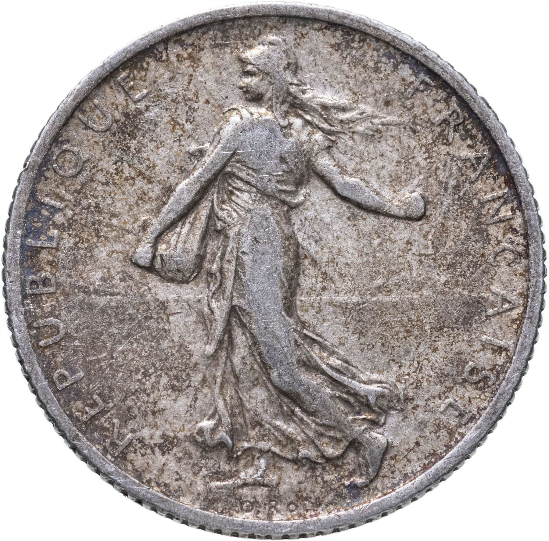 French Coin 1 Franc | KM844 | France | 1898 - 1920