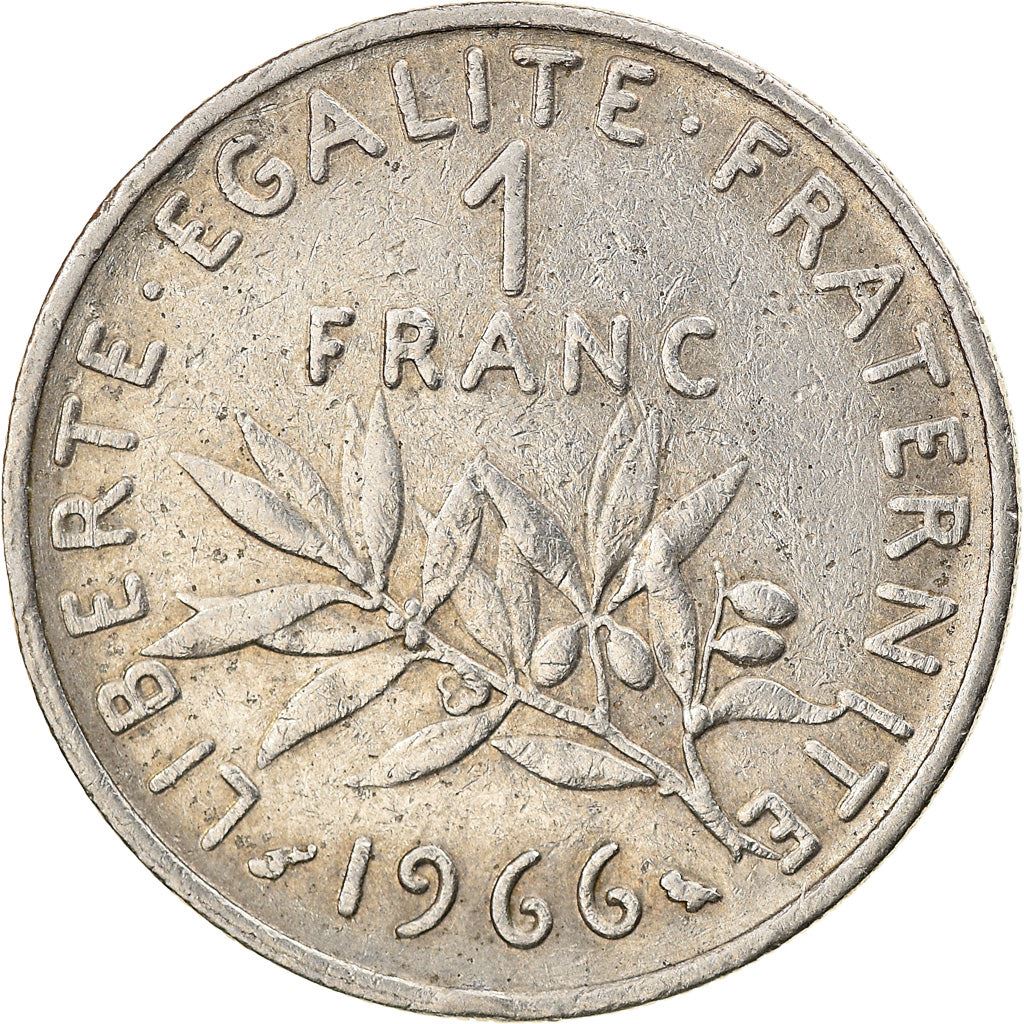 French Coin 1 Franc | Signature O. Roty | KM925.1 | France | 1959 - 2001