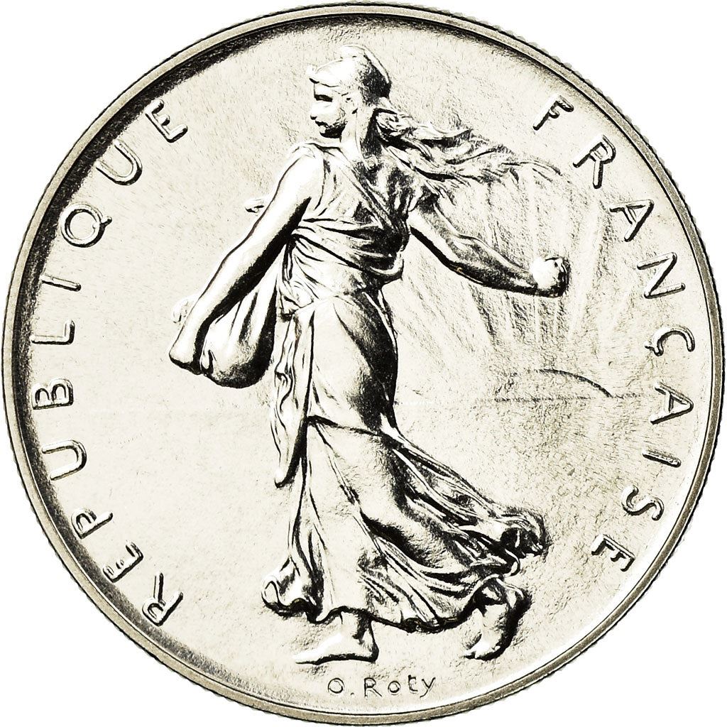 French Coin 1 Franc | Signature O. Roty | KM925.1 | France | 1959 - 2001