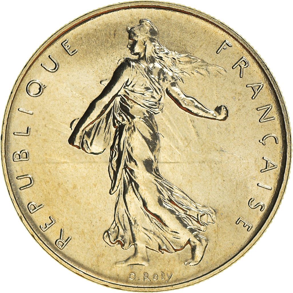 French Coin 1 Franc | Signature O. Roty | KM925.1 | France | 1959 - 2001