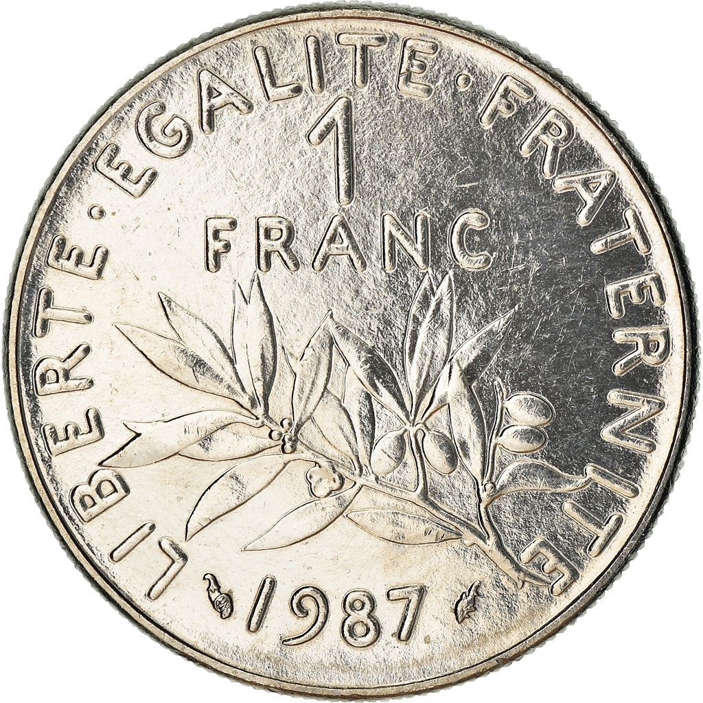 French Coin 1 Franc | Signature O. Roty | KM925.1 | France | 1959 - 2001