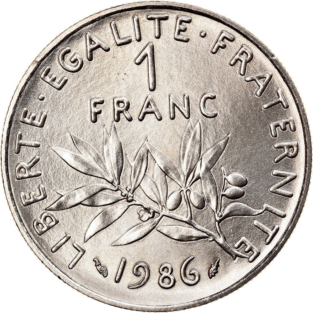 French Coin 1 Franc | Signature O. Roty | KM925.1 | France | 1959 - 2001