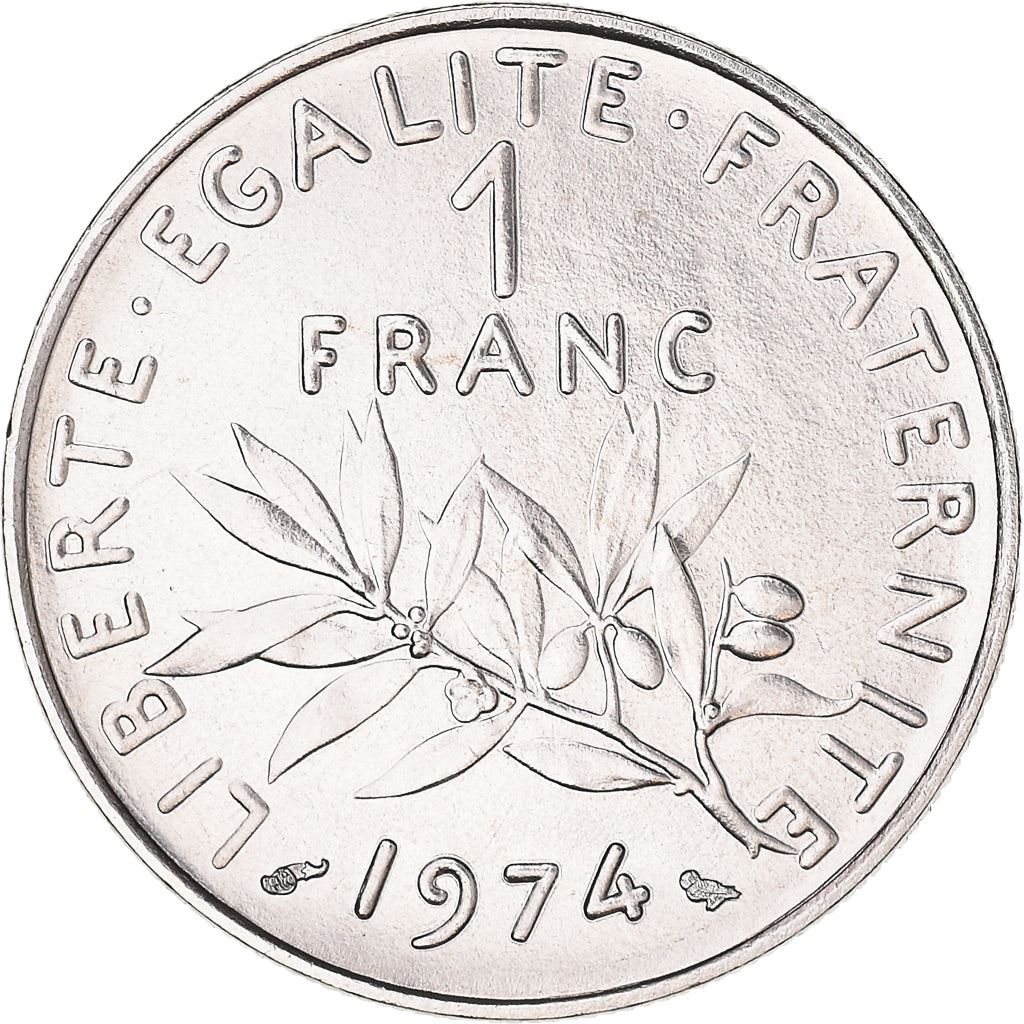 French Coin 1 Franc | Signature O. Roty | KM925.1 | France | 1959 - 2001