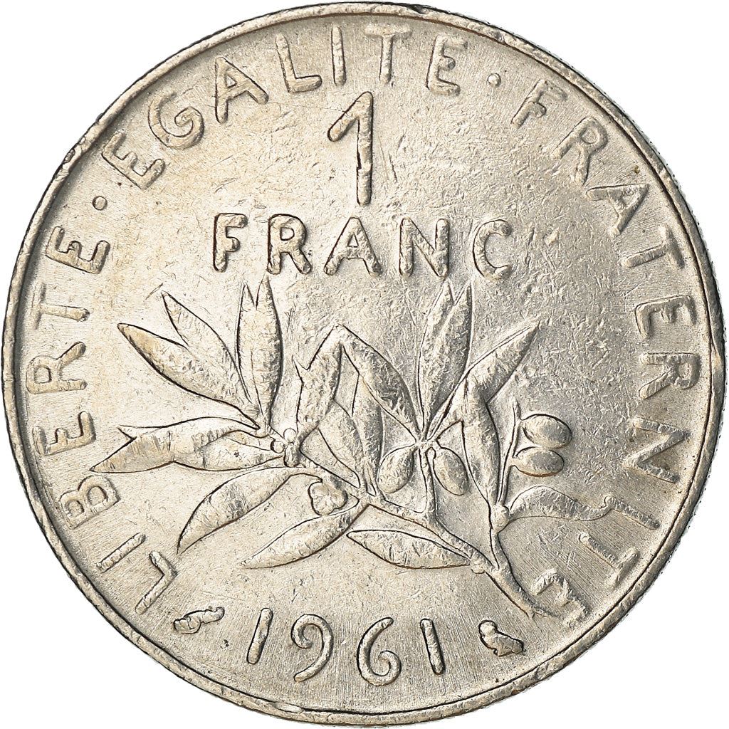 French Coin 1 Franc | Signature O. Roty | KM925.1 | France | 1959 - 2001