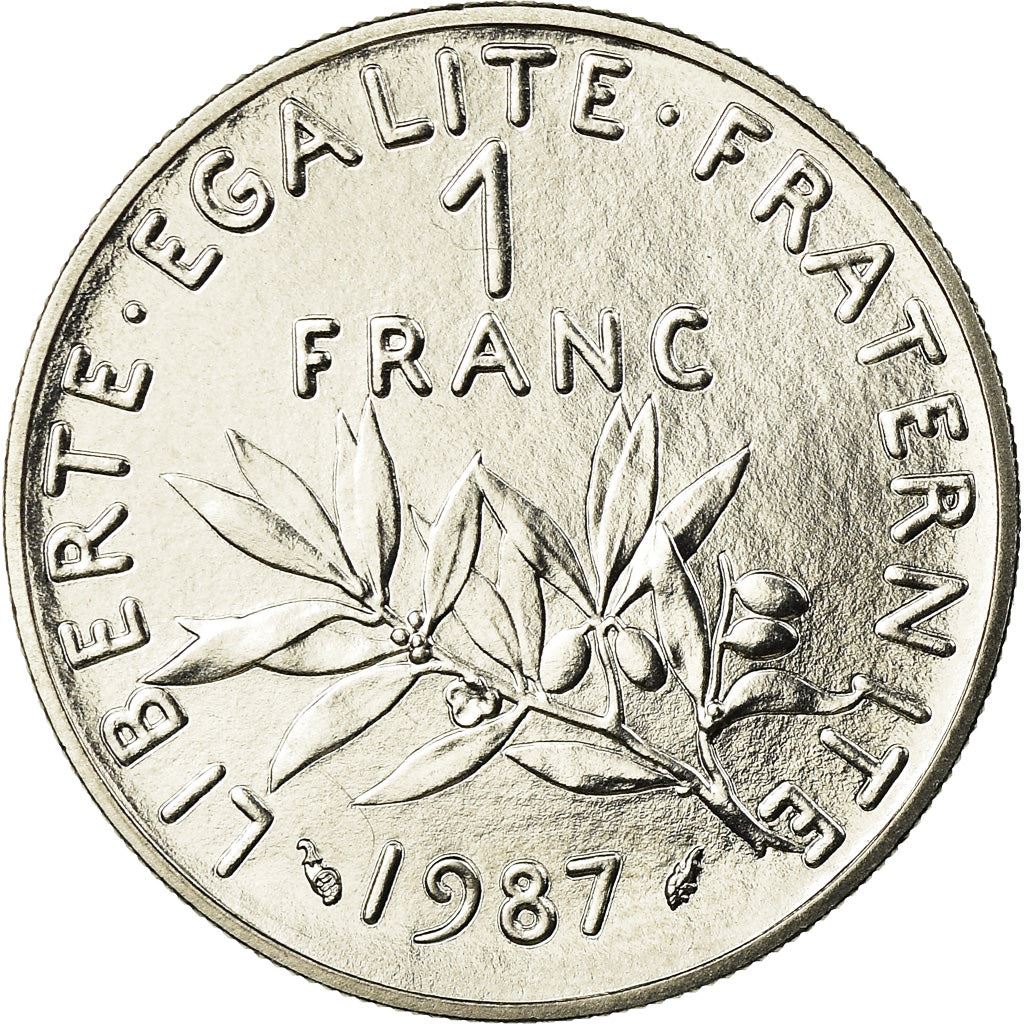 French Coin 1 Franc | Signature O. Roty | KM925.1 | France | 1959 - 2001