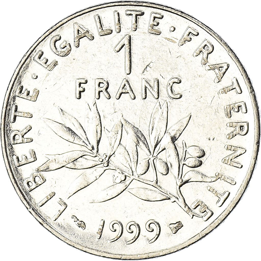 French Coin 1 Franc | Signature O. Roty | KM925.1 | France | 1959 - 2001